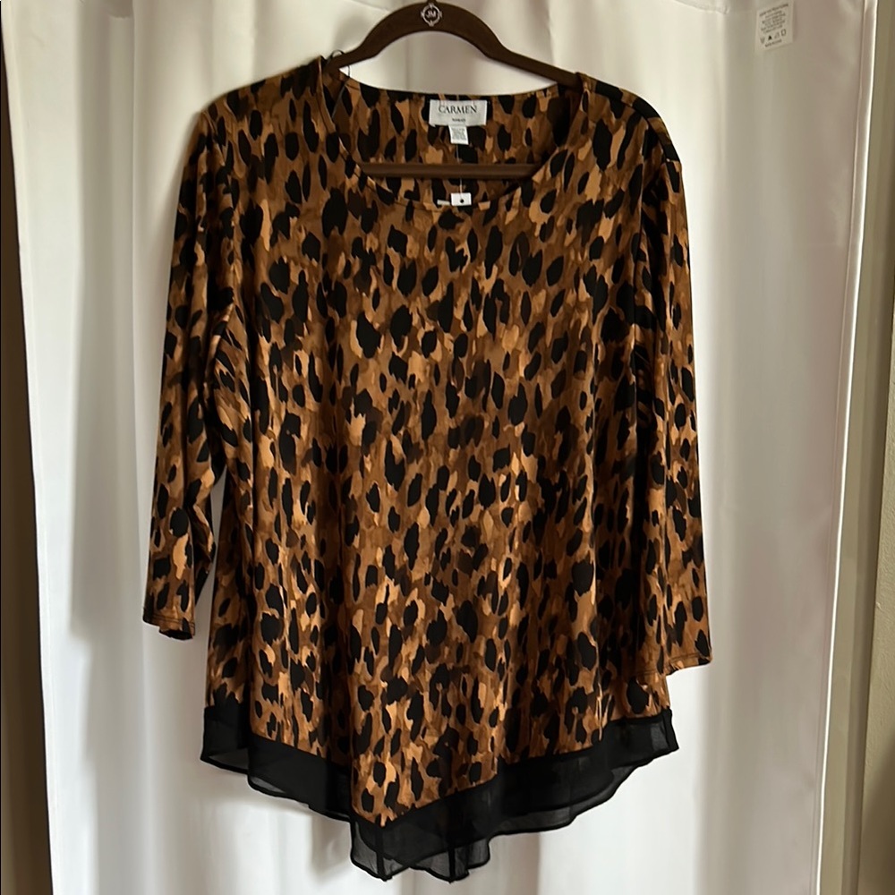 Leopard 3/4 Blouse
